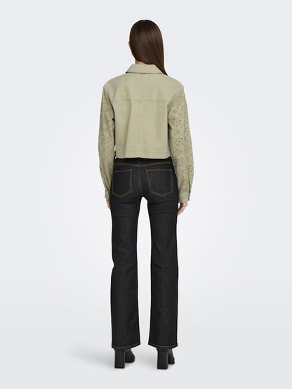 Only - Giubbino - Donna | onlelsa short crochet jacket otw