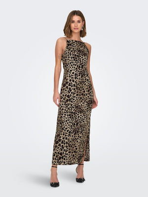 onlchigo life strap satin maxi dress wvn