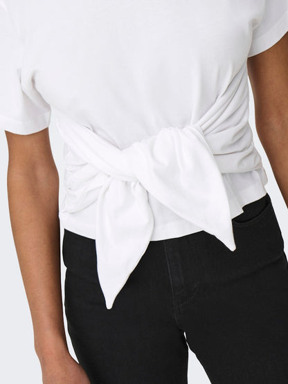 Only - T-shirt - Donna | onlwill life s/s tie top jrs