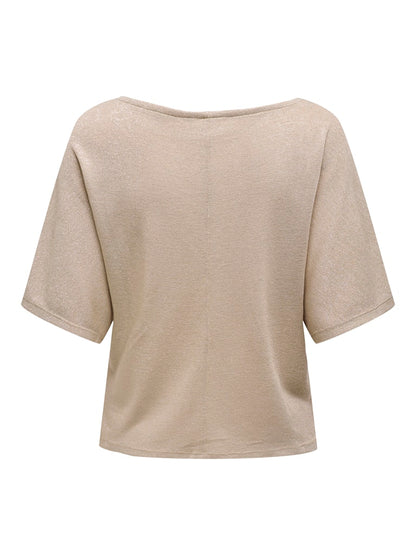 Only - Blusa - Donna | onlamber life s/s o-neck shine top jrs