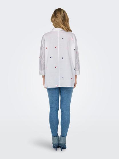 Only - Camicia - Donna | onlnew lina grace ls emb shirt noos wvn