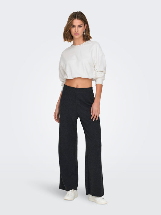 Only - Felpa - Donna | onlbolette l/s short o-neck ub oy swt
