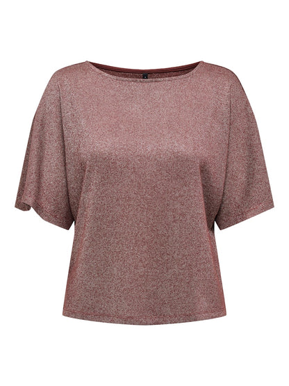 Only - Blusa - Donna | onlamber life s/s o-neck shine top jrs