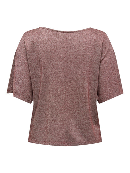 Only - Blusa - Donna | onlamber life s/s o-neck shine top jrs