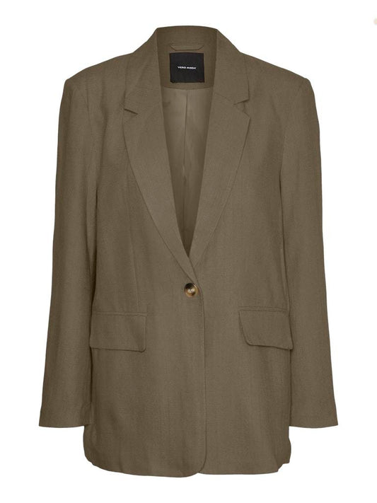 Blazer - Vero Moda Vmvera Ls Linen Blazer