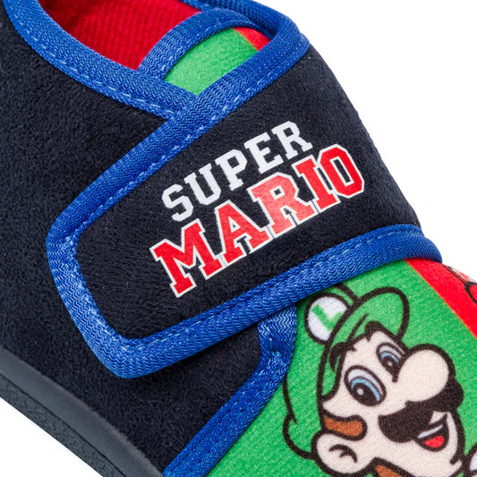 PANTOFOLE Velcro high Housesho Mario Bros