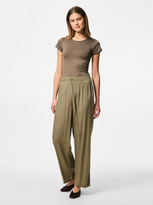 Pieces - Pantalone - Donna | pcnya hw wide pants wvn bc