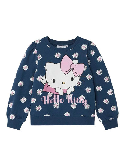 FELPA - NAME IT NMFANNA HELLOKITTY SWEAT BRU VDE