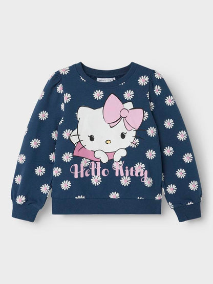 FELPA - NAME IT NMFANNA HELLOKITTY SWEAT BRU VDE