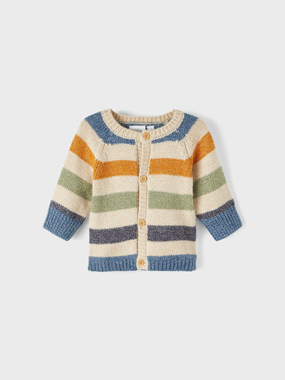 Cardigan In Maglia Motal Ls Knit Name It