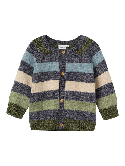 Cardigan In Maglia Motal Ls Knit Name It