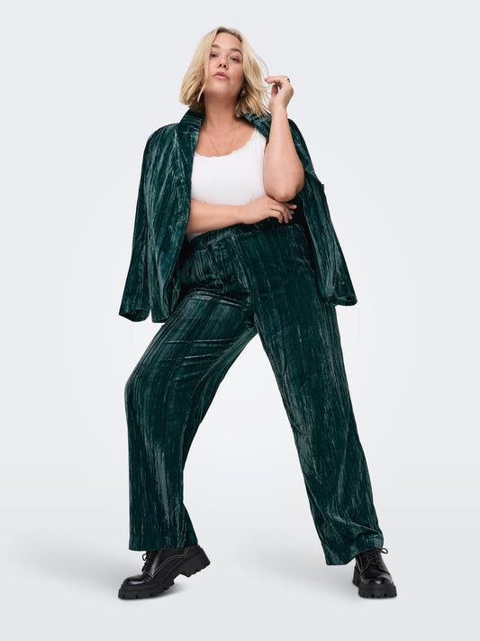 Only Carmakoma - Pantalone - Donna curvy | carmanya velvet pant otw