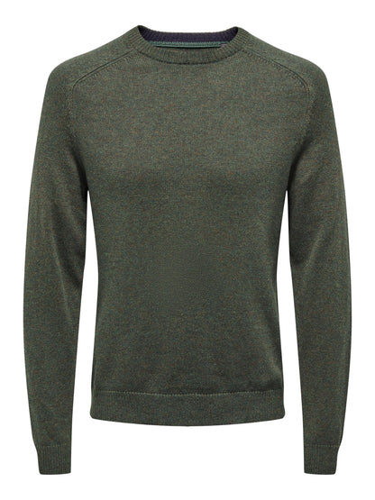 Maglione Edward Reg 7 Wool Crew Knit Only & Sons