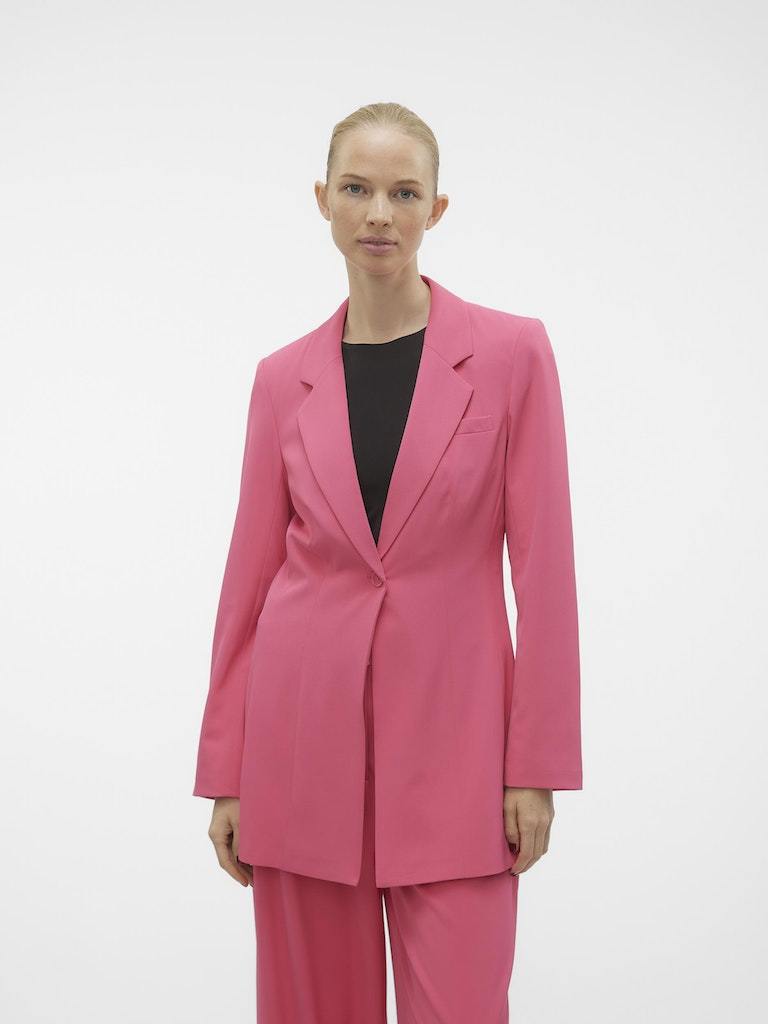 BLAZER - VERO MODA VMCHARITY LS LONG SLIM BLAZER