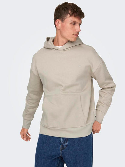 FELPA - ONLY & SONS ONSDAN LIFE RLX HEAVY SWEAT HOODIE NOOS