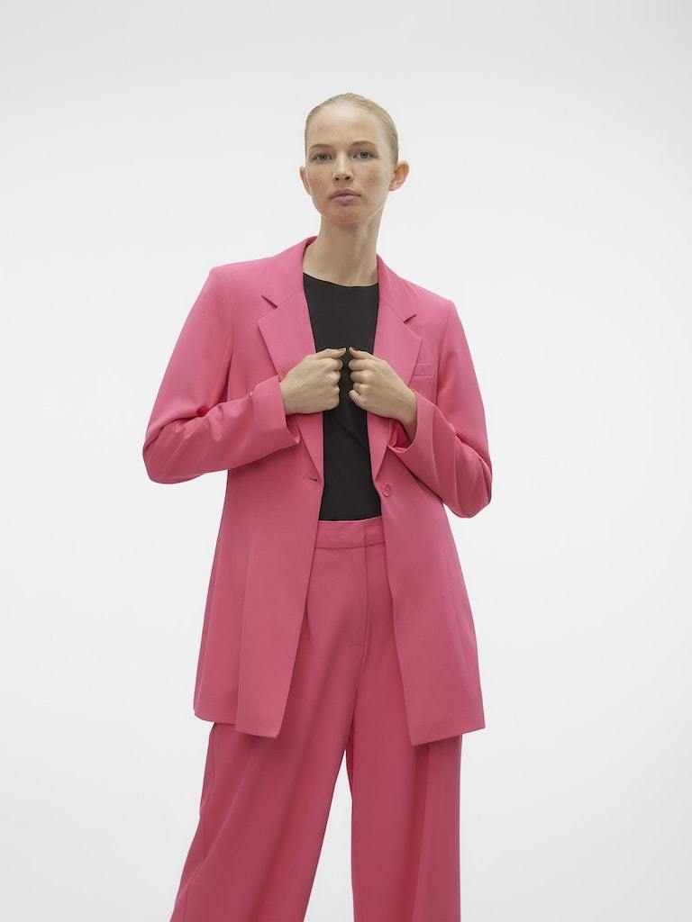 BLAZER - VERO MODA VMCHARITY LS LONG SLIM BLAZER