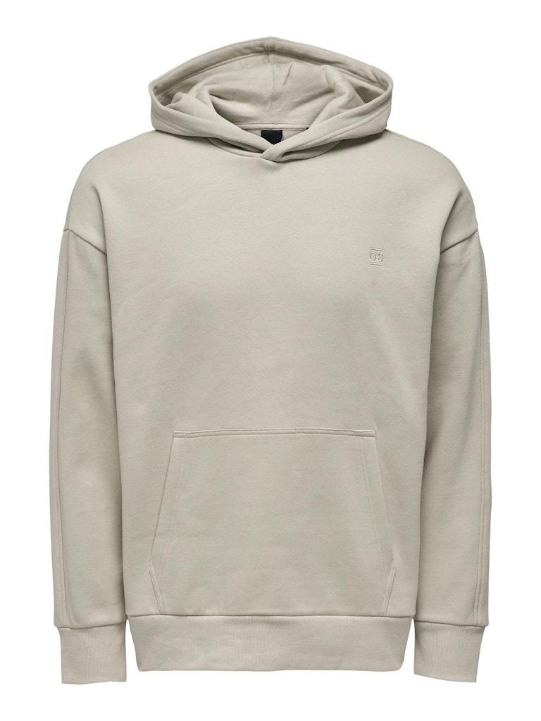 FELPA - ONLY & SONS ONSDAN LIFE RLX HEAVY SWEAT HOODIE NOOS