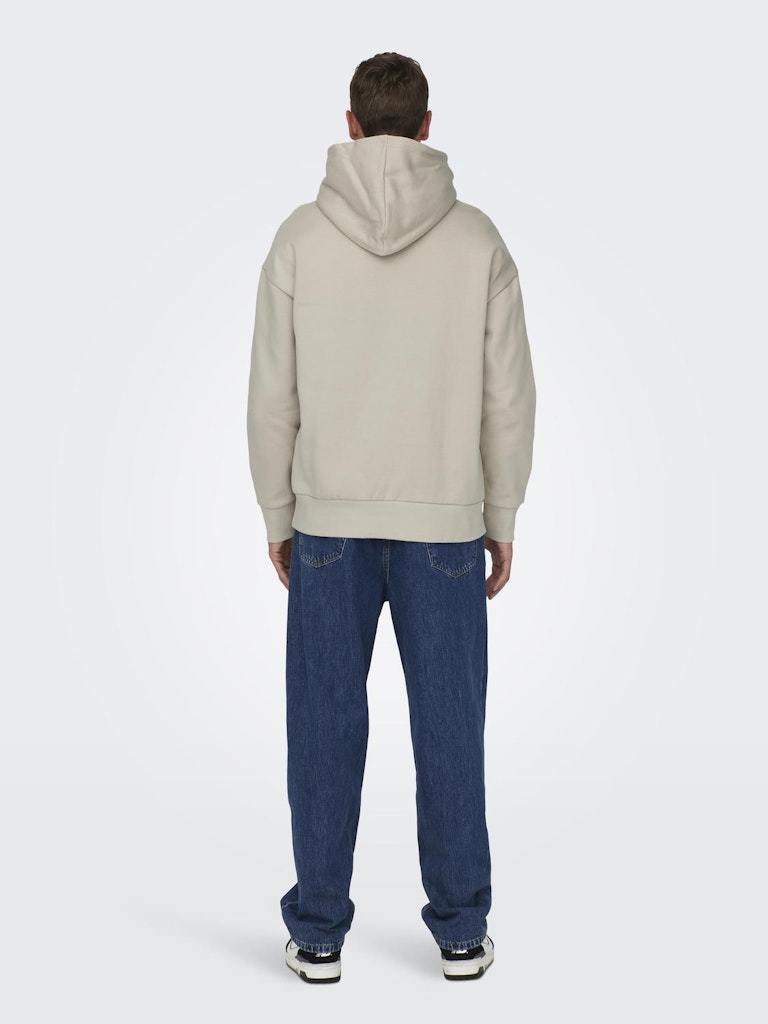 FELPA - ONLY & SONS ONSDAN LIFE RLX HEAVY SWEAT HOODIE NOOS