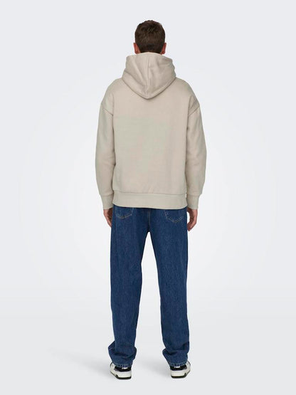 FELPA - ONLY & SONS ONSDAN LIFE RLX HEAVY SWEAT HOODIE NOOS