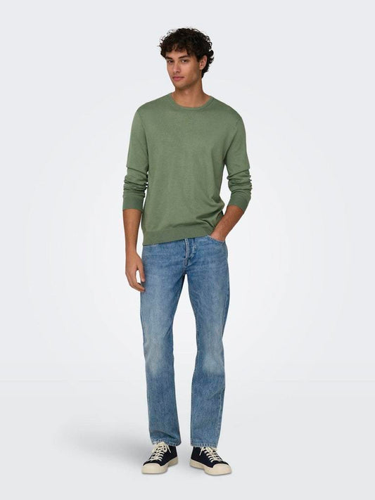 Only & sons - Pullover - Uomo | onswyler life reg 14 ls crew knit noos