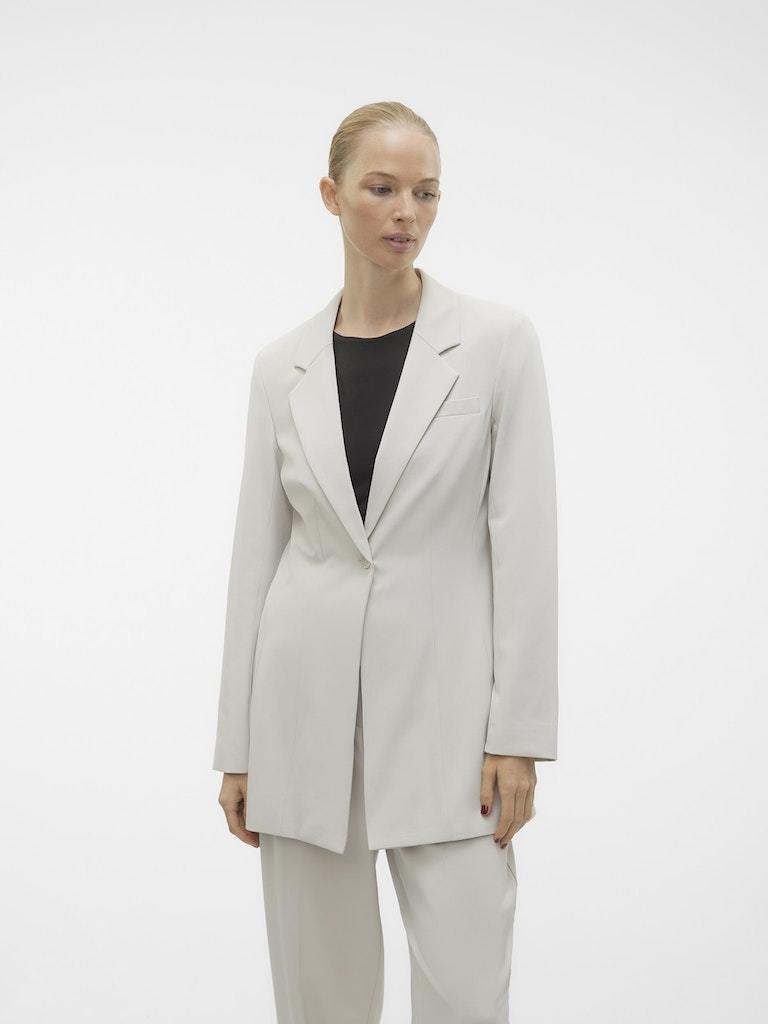 BLAZER - VERO MODA VMCHARITY LS LONG SLIM BLAZER