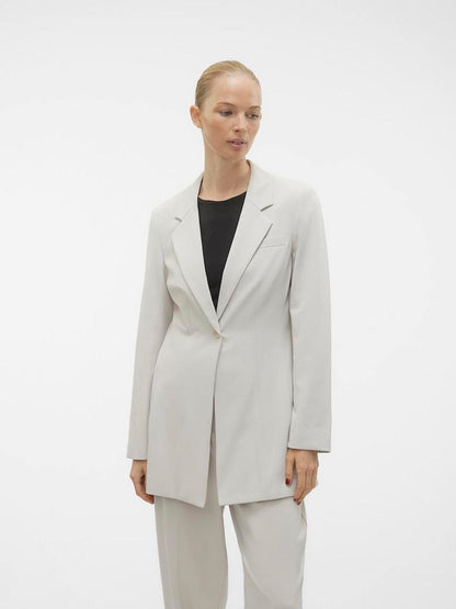 BLAZER - VERO MODA VMCHARITY LS LONG SLIM BLAZER