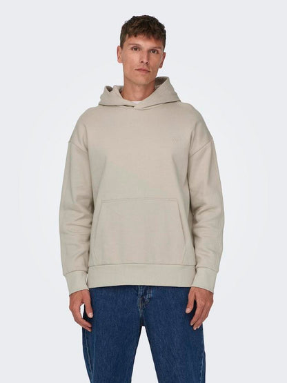 FELPA - ONLY & SONS ONSDAN LIFE RLX HEAVY SWEAT HOODIE NOOS