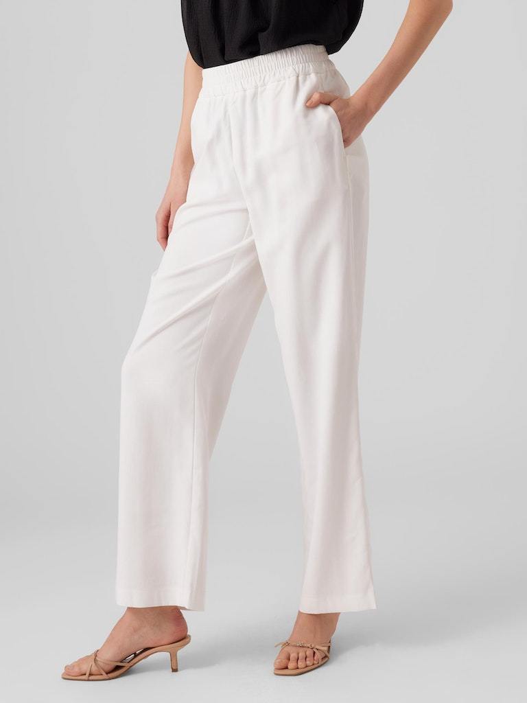 Trousers - Vero Moda Vmcarmen Hw Wide Pull-On Pant Noos