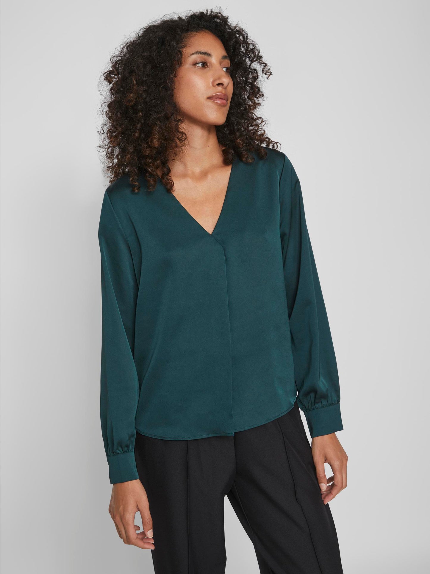 Top Viellette Vneck L/S Noos Vila