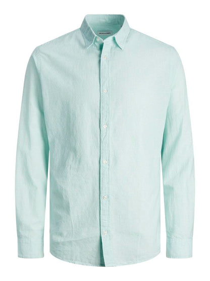 Camicia - Jack&Jones Jjelinen Blend Shirt Ls Sn