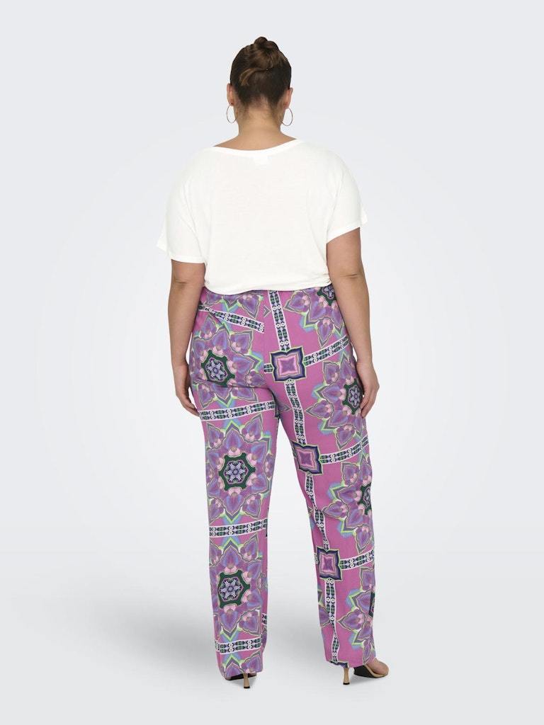 PANTALONE - ONLY CARMAKOMA CARKENDRA LIFE WIDE PANTS AOP