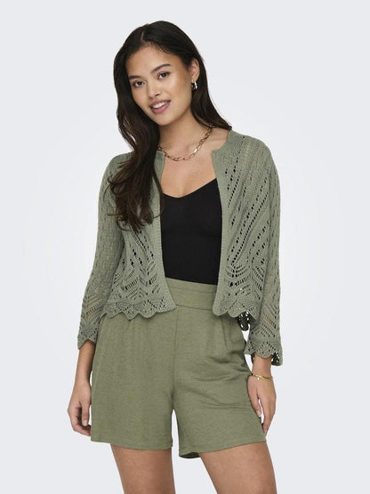 CARDIGAN - JDY JDYSUN 3/4 CROPPED CARDIGAN KNT NOOS