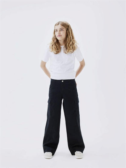 Pantalone - Name It Nkfrose Wide Twill Cargo 8108-Ba Noos