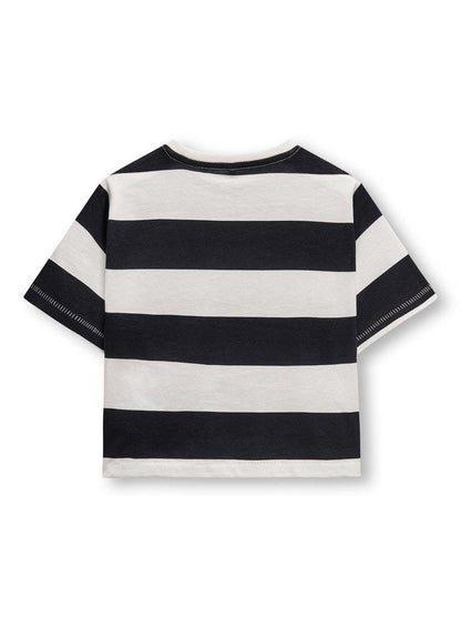 Top Kmgmay S/S Stripe/Aop Jrs Only Kids