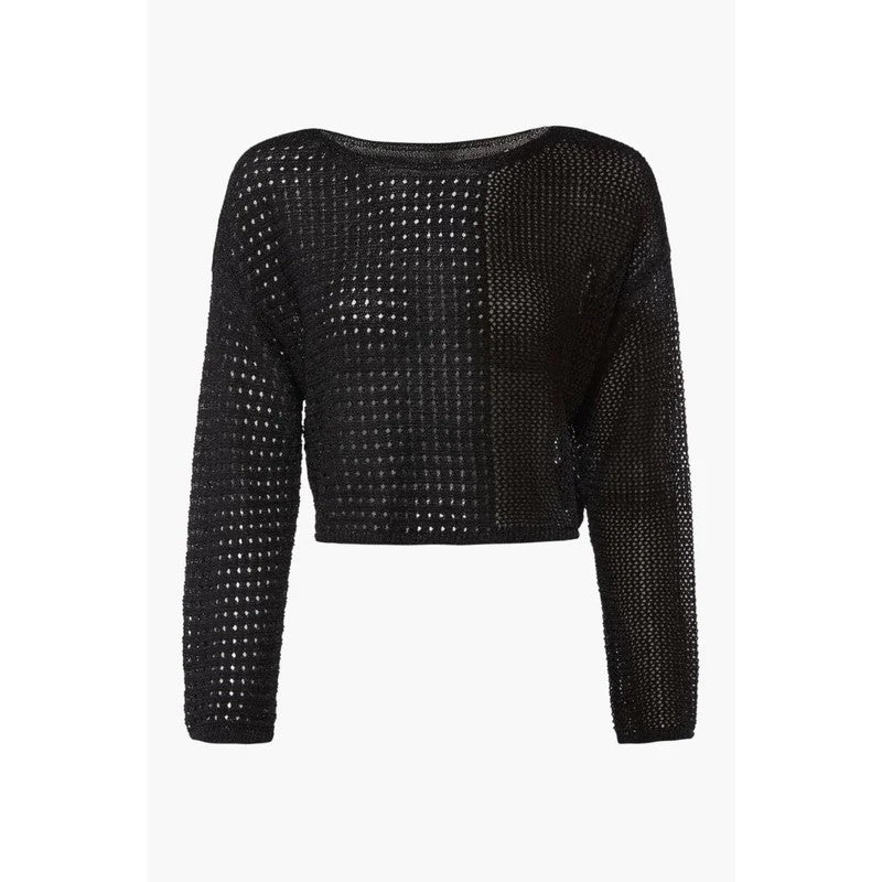 Only - Pullover - Donna | onlnora ls short glitter oneck knt