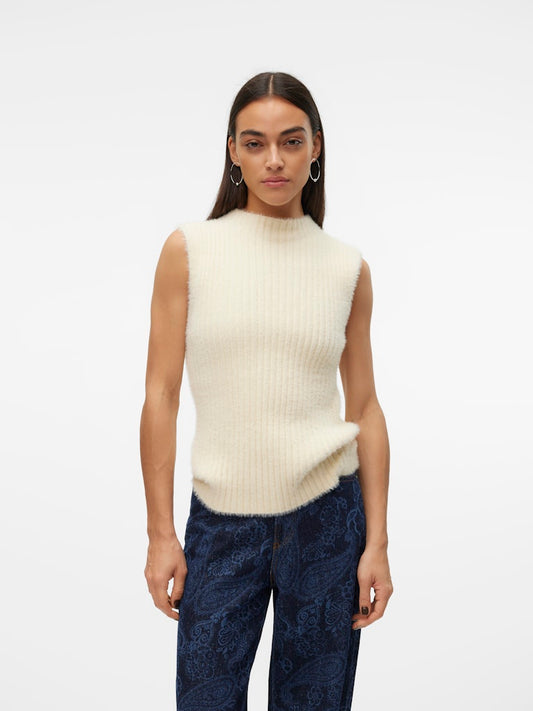 Vero Moda - Pullover smanicato - Donna | vmlyra sl funnelneck pullover