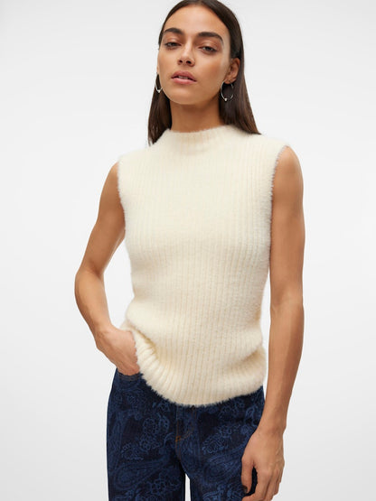 Vero Moda - Pullover smanicato - Donna | vmlyra sl funnelneck pullover