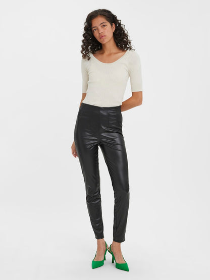 Vero Moda - Leggings - Donna | vmlana hr pl slim pant