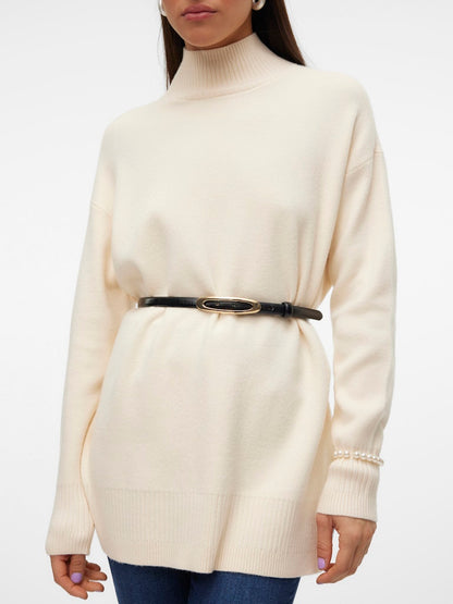 Vero Moda - Pullover - Donna | vmgold ls highneck pullover ga