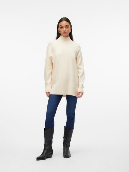 Vero Moda - Pullover - Donna | vmgold ls highneck pullover ga