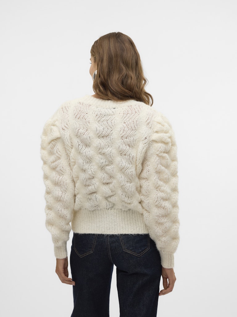 Vero Moda - Pullover - Donna | vmeileen ls o-neck short pullover ga