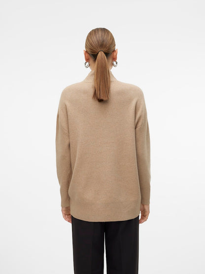 Vero Moda - Pullover - Donna | vmgold ls highneck pullover ga