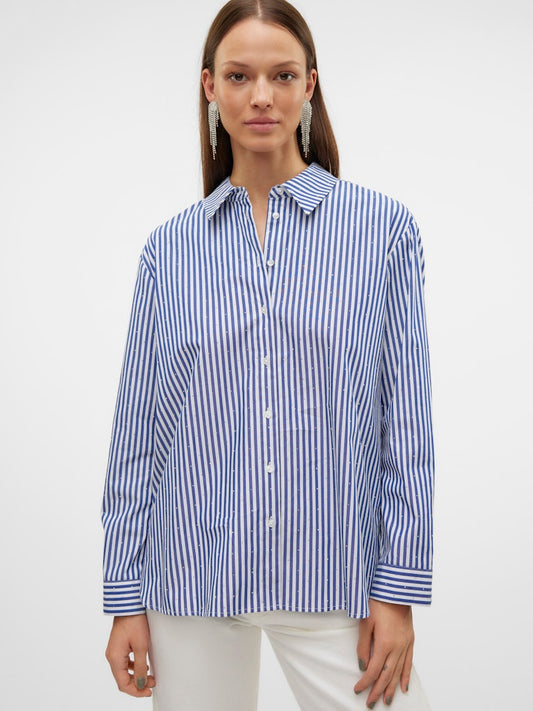 Vero Moda - Camicia - Donna | vminge stone ls camicia wvn