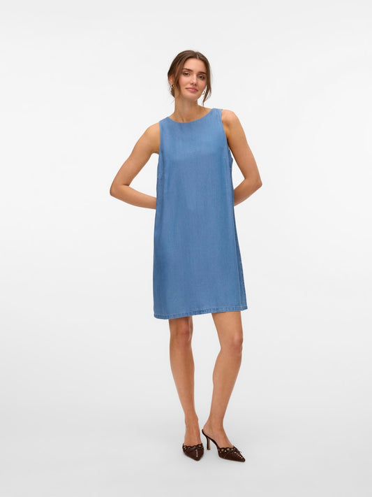 Vero Moda - Vestito - Donna | vmfleur sl short tencel dress ga