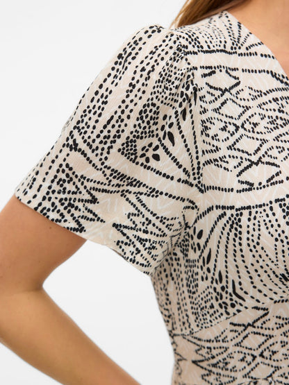 Vero Moda - Vestito - Donna | vmmenny ss 7/8 detail dress wvn ga