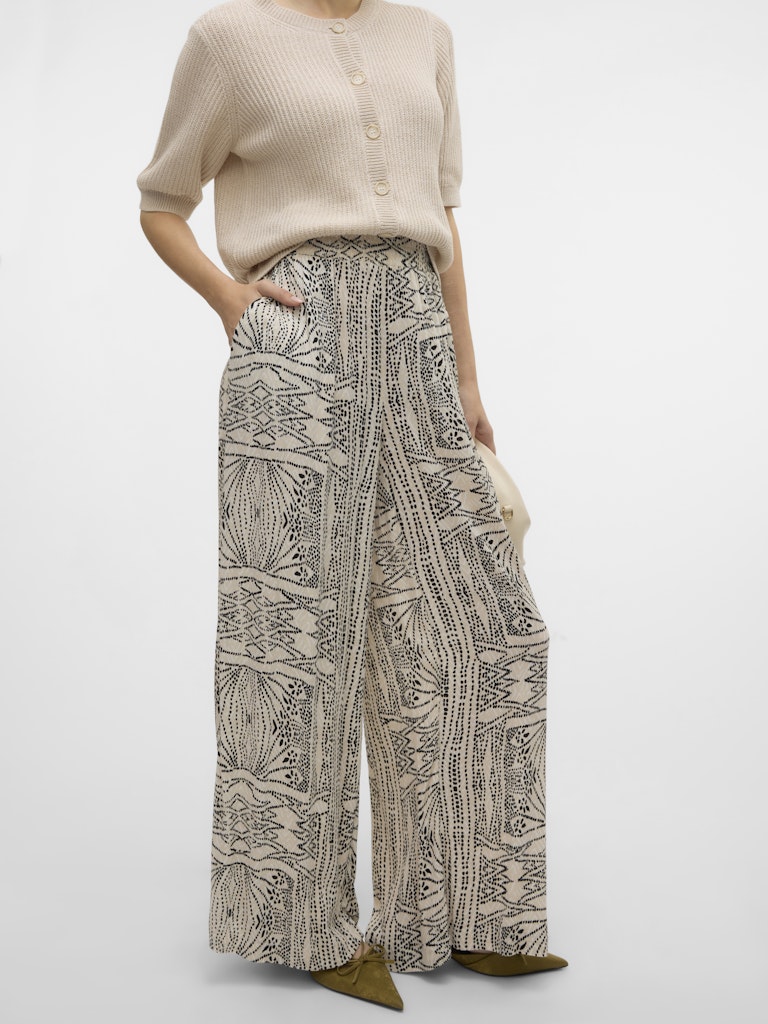 Vero Moda - Pantalone - Donna | vmmenny hw wide pants wvn ga