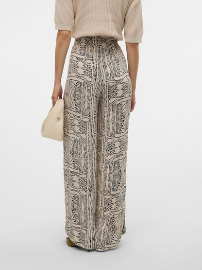 Vero Moda - Pantalone - Donna | vmmenny hw wide pants wvn ga