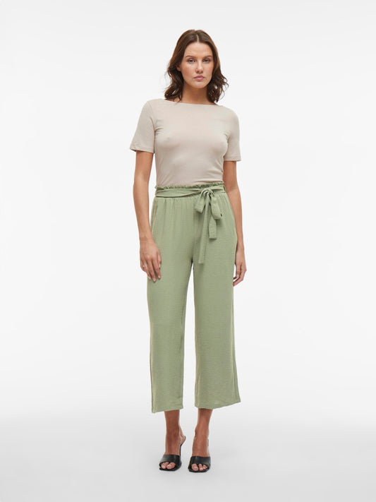 Vila - Pantalone - Donna | vijosa belted culotte pants - noos