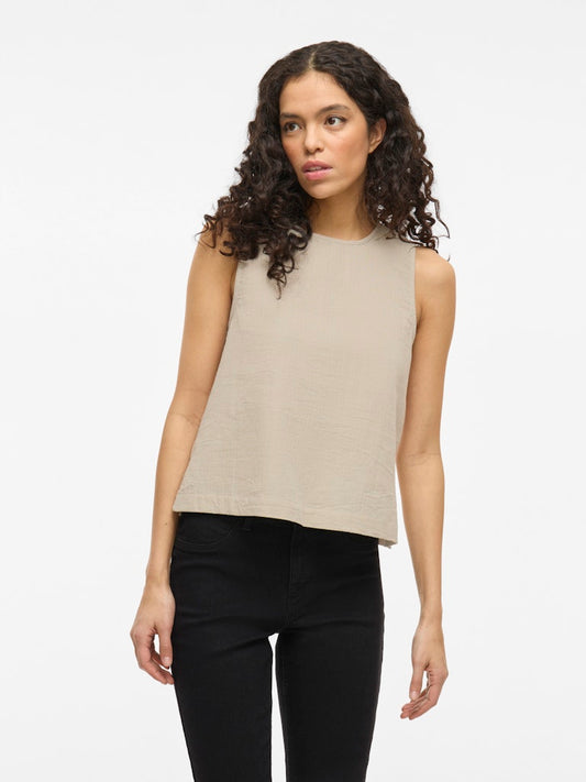 Vila - Top - Donna | vilania o-neck s/l short top