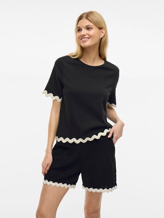 Vila - Top - Donna | vicalisa o-neck 2/4 top
